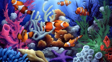 37 Colorful Underwater Fish Wallpaper