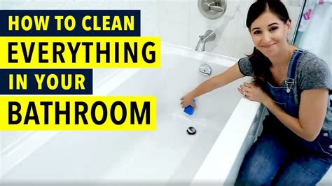 How To Clean Bathroom