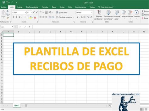 Plantilla De Excel Recibos De Pago Derechoenmexicomx