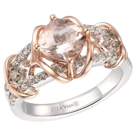 Le Vian Ring Featuring Peach Morganite Nude Diamonds Chocolate