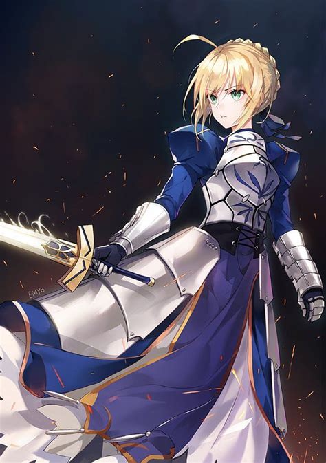 Saber King Arthur Fate Series Fate Stay Night Anime Fate Anime Series