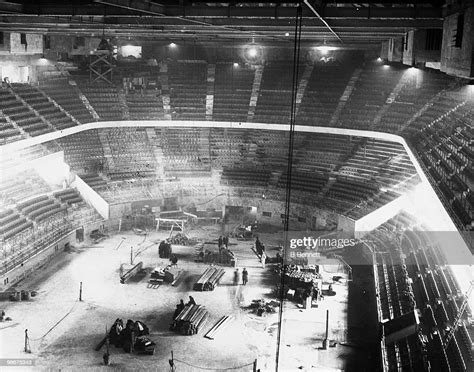 Interior View Of The Construction Of The Madison Square Garden News