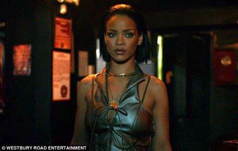 Rihanna Wears A See Through Negligee In Racy New Video Needed Me Daily Mail Online