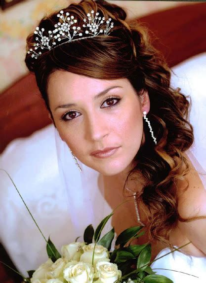 Princess Bridal Hairstyles With The Crown Jewels
