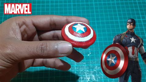 How To Make Miniature Captain America Shield Diy From Newspaper