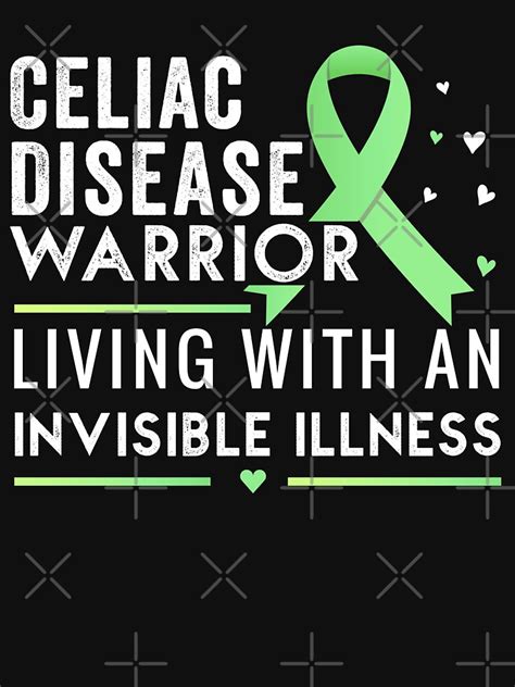 Celiac Disease Awareness Month May Green Ribbon T Shirt For Sale By