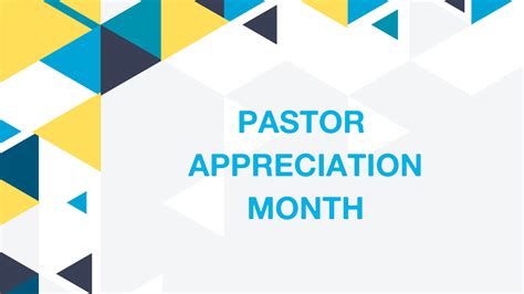Pastor Appreciation Month — Visithopechapel