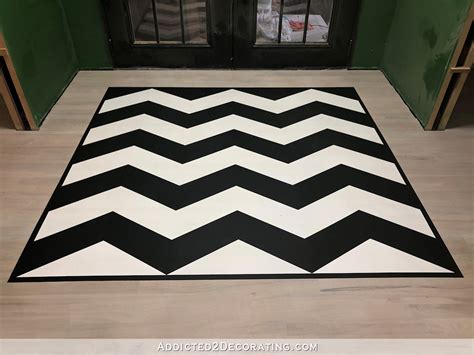 Black And White Zig Zag Floor Tiles Two Birds Home