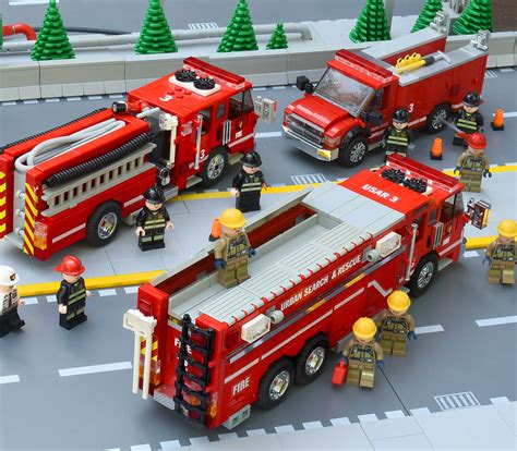 Lego Fire Department Task Force 3 Hellobricks