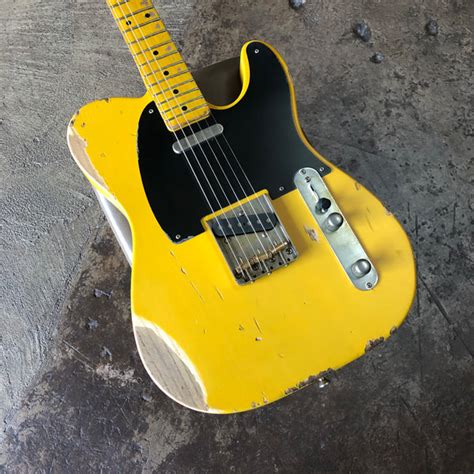 Nash T 52 Telecaster Butterscotch Blonde With Heavy Aging The Sound