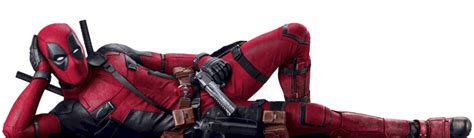 Deadpool Laying Down Transparent Popculthq