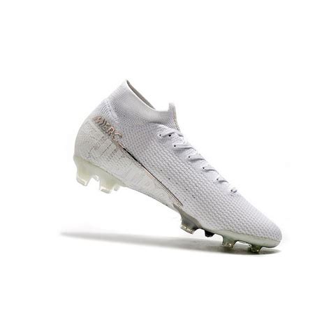 Nike Mercurial Superfly Vi 360 Elite Fg Top Cleats All White