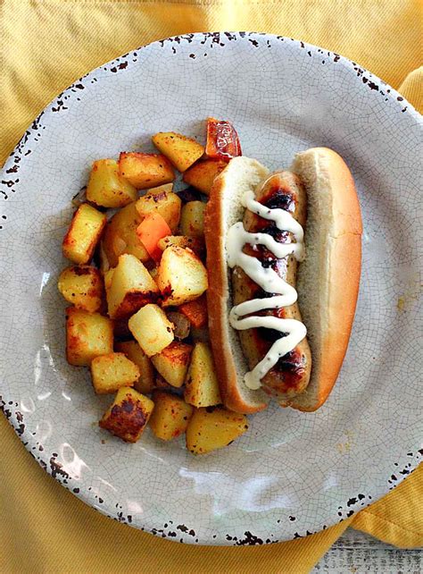 Chicken Apple Sausage Breakfast Hot Dogs Cooking On The Ranch