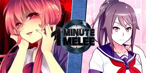 Yuno Gasai Vs Ayano Aishi One Minute Melee Fanon Wiki Fandom