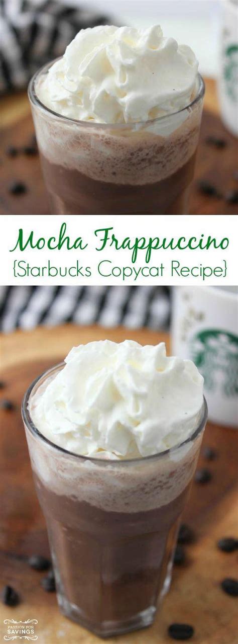 Copycat Starbucks Mocha Frappuccino Recipe