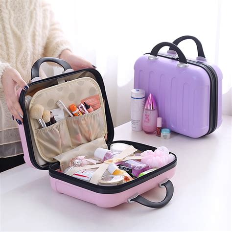 Women Cosmetic Cases Capacity Large Cosmetic Bags Box Makeup Case
