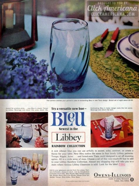 60 Vintage Libbey Drinking Glass Designs From The 60s Libbey Glass Drinking Glass