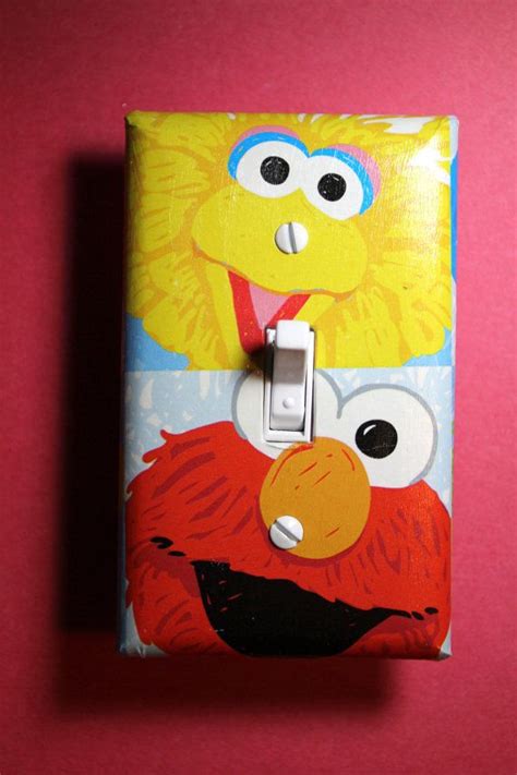 Discover the best ways to decorate a small bedroom. Sesame Street Big Bird and Elmo Light Switch by ...
