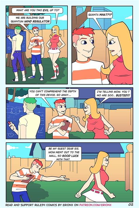 Erionx Pervy Fellas Phineas And Ferb The Porn Comic