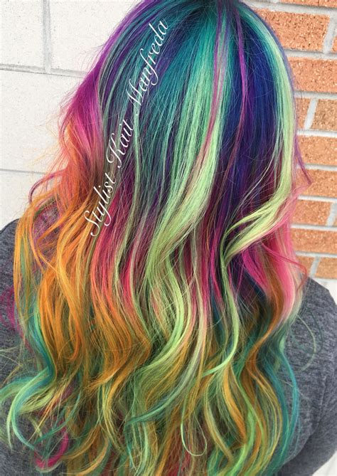 Neon Hair Colorful Hair Using Kenra And Joico Colors Hair Neon Hair
