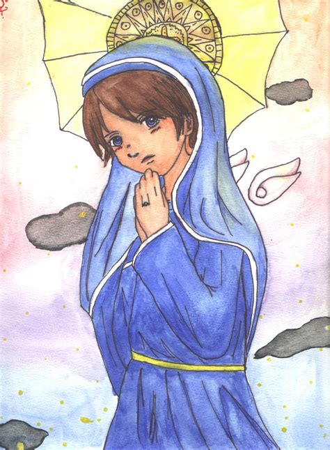 Virgin Mary By Animefreaktose On DeviantArt