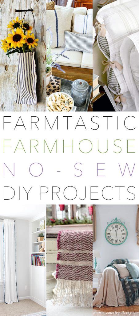 Farmtastic Farmhouse No Sew Diy Projects You Need To Make The
