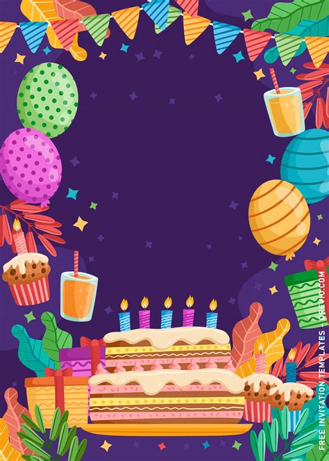 7 Fun Birthday Invitation Templates For Your Kids Upcoming Birthday