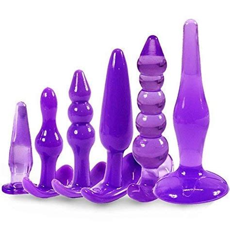 Comfortable Long Term Wear 6 Big And Small Plugs Silicone Plug Set Toy