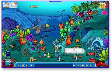 Follow the squid and it will lead you to the hidden lake. Club Penguin Underwater Hidden Lake | The members-only ...