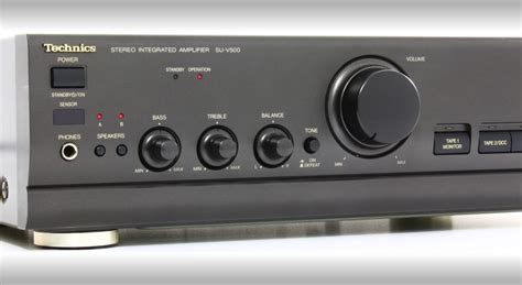 technics su v500 integrated amplifier audiobaza