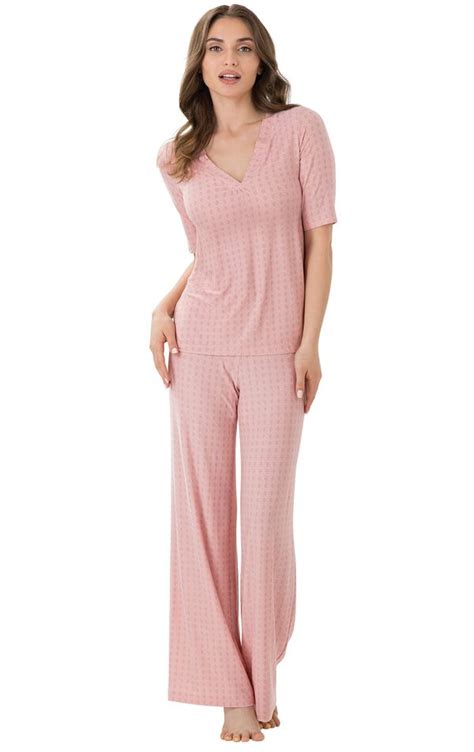 Naturally Nude Pajamas Pink In Naturally Nude Pajamas For Women Pajamas For Women Pajamagram