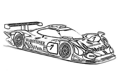 Fast Cars Colouring Pages Clip Art Library