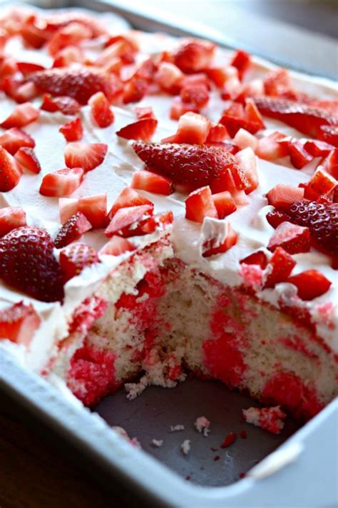 Let cool for 15 minutes. This Strawberry Jello Poke Cake Is Ridiculously Easy