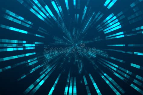 Blue Techno Background Stock Illustration Illustration Of Abstract