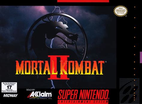 Mortal Kombat Ii 2 Snes Super Nintendo