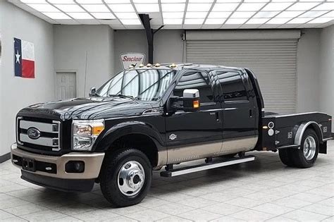 Always been loyal to ford, but right now i just don't know what to do. 2012 Ford F350 Diesel 4x4 Dually Flat Bed Hauler King ...