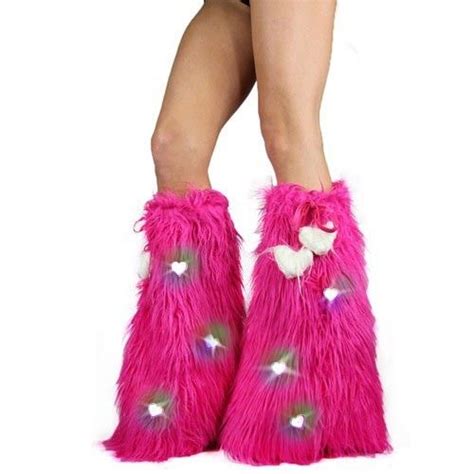 Led Hot Pink Iheartraves Fluffies Rave Wear Festival Outfits Edm