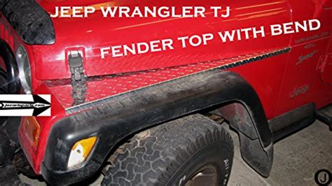 Jeep Wrangler Tj Diamond Plate Full Top Fender Covers With Bend