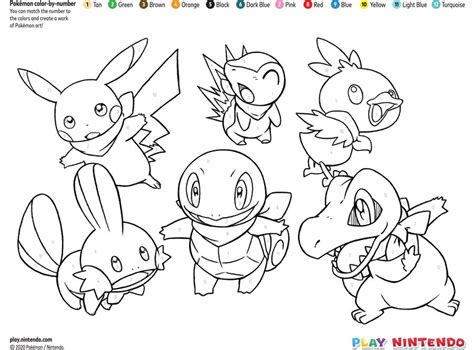 These pokemon coloring pages have become one of our most popular articles on kids activities blog. Pokémon Color-by-Number Printable Coloring Page - Play ...