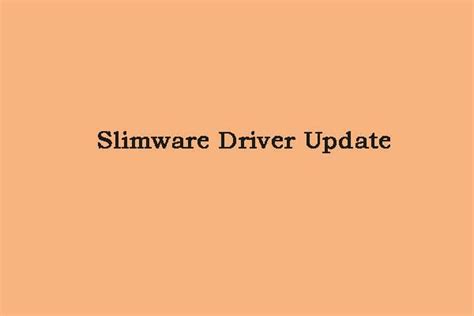 How To Uninstall Slimware Driver Update Utilities On Your Pc