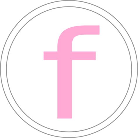 Pink Facebook Icon Clip Art At Vector Clip Art Online