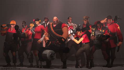 Free Download Team Fortress 2 Characters Female Scout By Lonewolfhbs