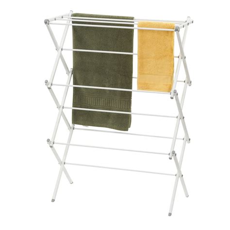 Household Essentials Collapsible Folding Metal Clothes Drying Rack