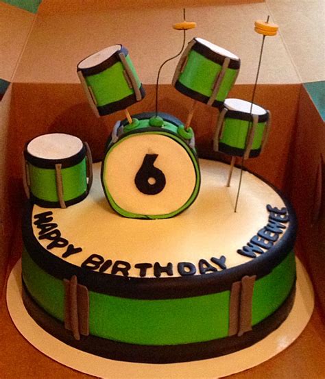Band Drums Drum Set Birthday Cake Birthday Cake Kids Birthday Cake