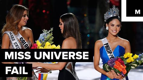 Steve Harvey Just Had The Biggest Fail In Miss Universe History Youtube