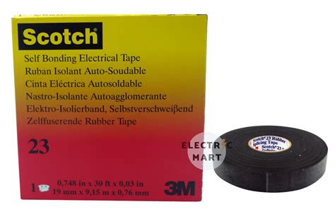 Scotch® Rubber Splicing Tape 23 3m Self Bonding Electrical Tape 19mm