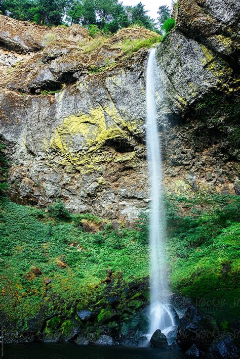 Elowah Falls By Peter Wey