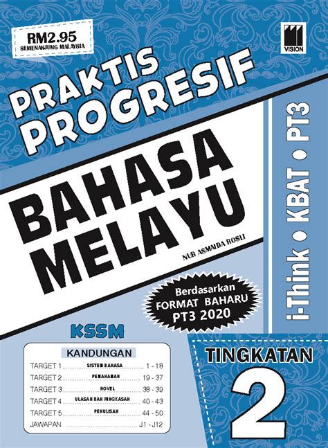 Forum ini akan digunakan untuk memberitahu berita terkini atau aktiviti semasa mata pelajaran bahasa melayu tingkatan 4. Praktis Progresif 2020 Bahasa Melayu Tingkatan 2 - Pustaka ...