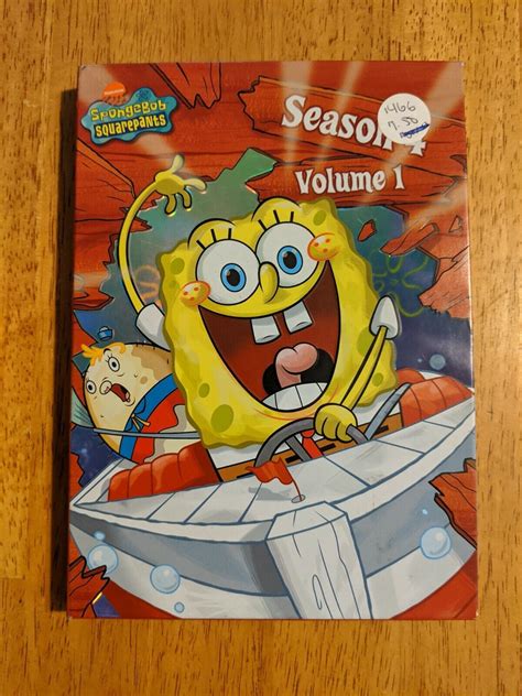 Spongebob Squarepants Season 4 Vol 1 Dvd 2006 2 Disc Set Good