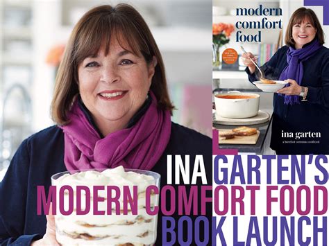 Ina Garten Modern Comfort Food Book Launch The Temple Emanu El